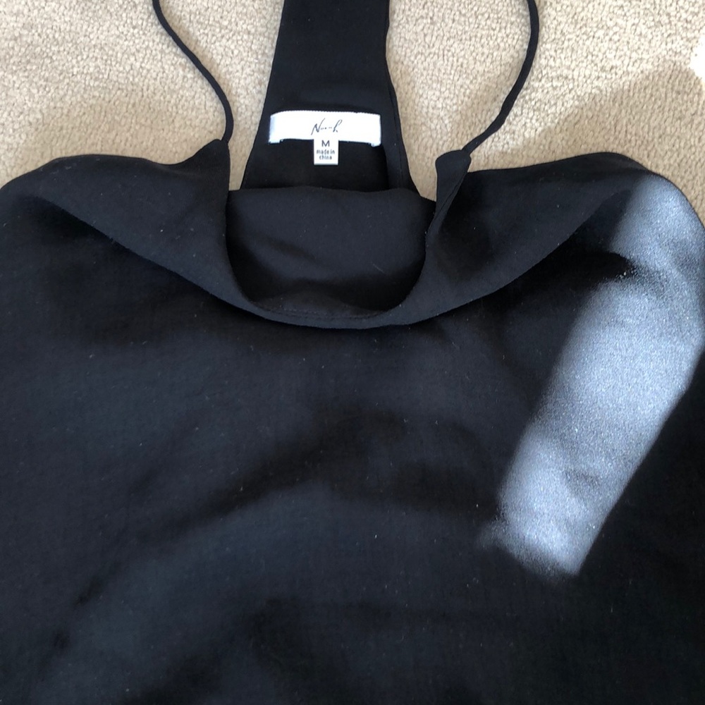 Black tank top